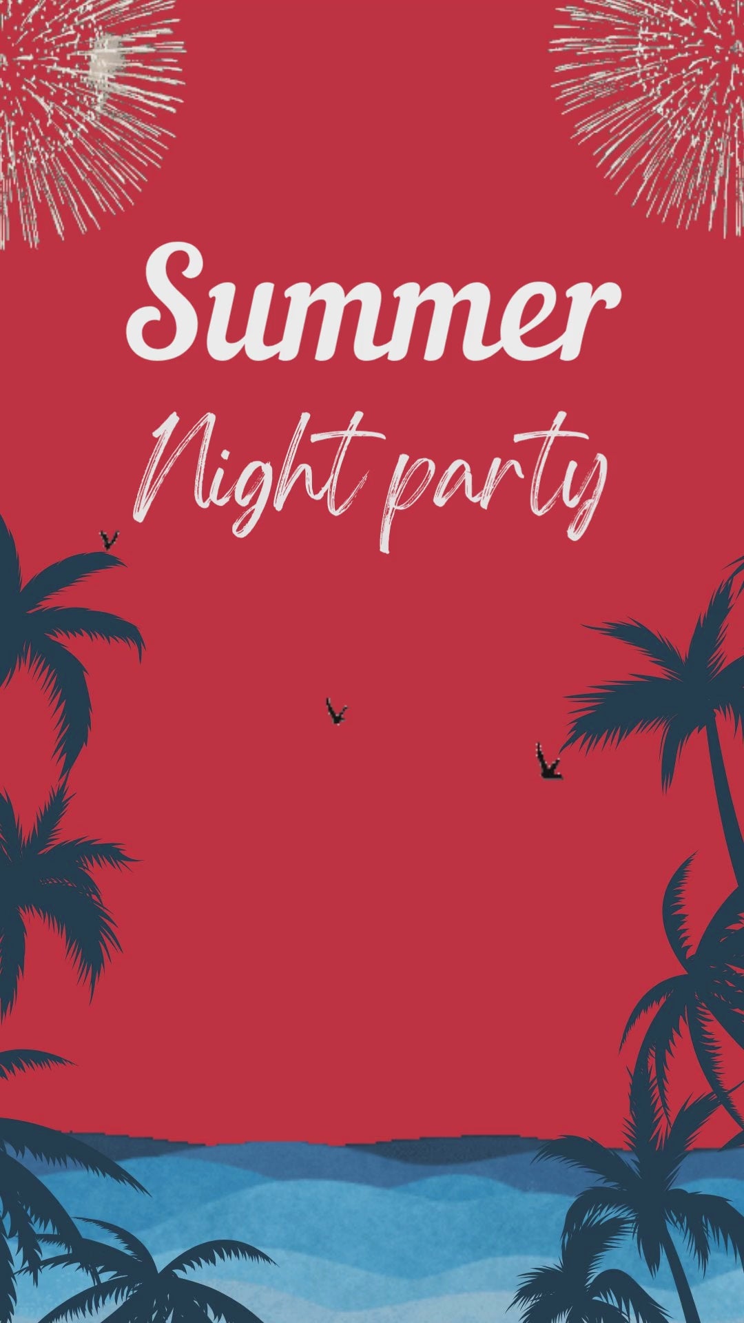 Summer Night Party Video Invitation – Tropical Evening Birthday Invite | Canva Template | Instant Download - urnotinvitedInvitationsurnotinvitedurnotinvitedINV-1143Video OnlySummer Night Party Video Invitation – Tropical Evening Birthday Invite | Canva Template | Instant Download