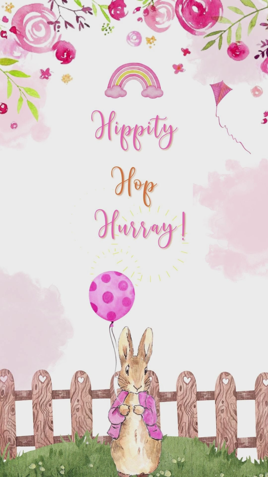 peter rabbit birthday invitations​