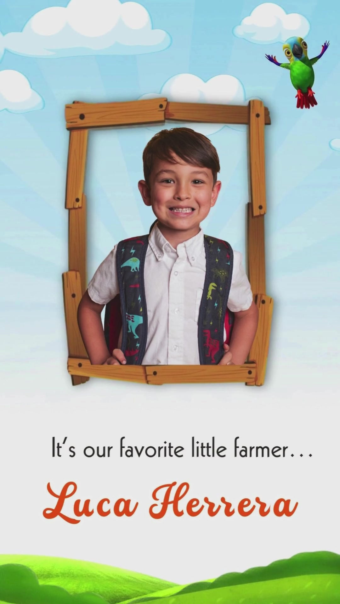 Granja de Zenón English Birthday Invitation - Animated Granja de Zenón Farm Party Invite  | Canva Template | Instant Download