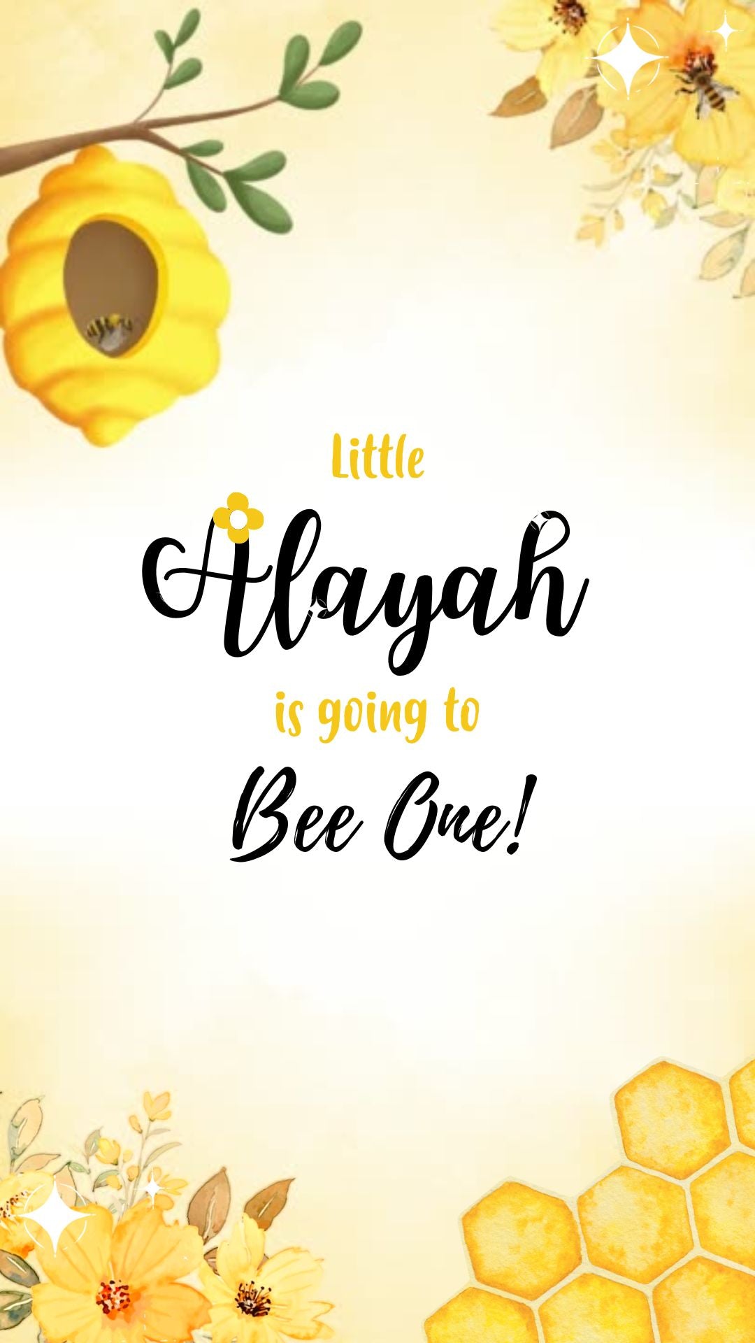 bee birthday invitations​