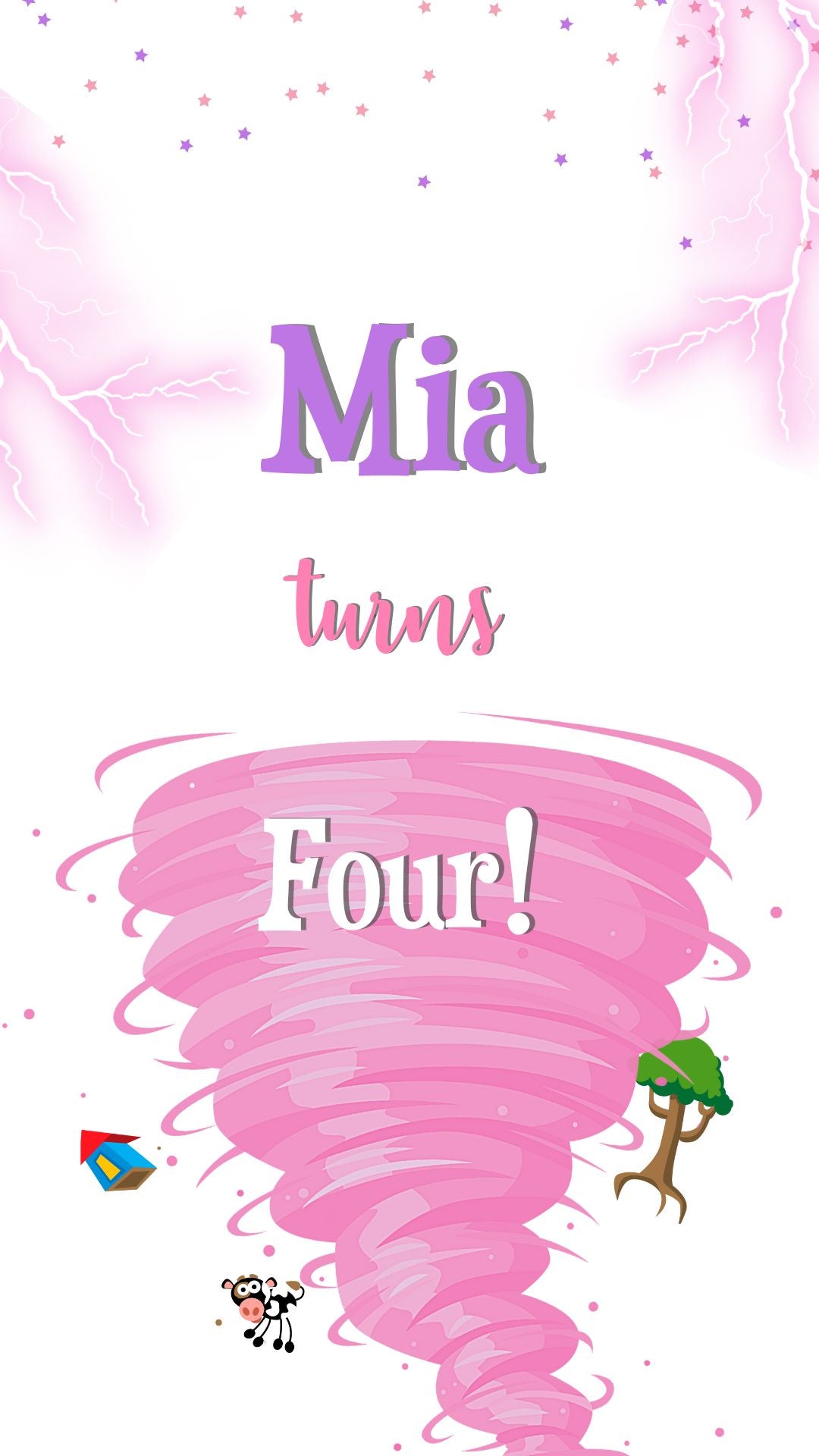 pink birthday invitations​