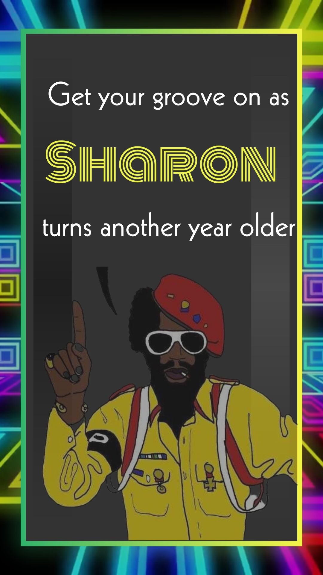 Funkadolic Birthday Video Invitation - Funkadolic Theme Boggie Party Invite