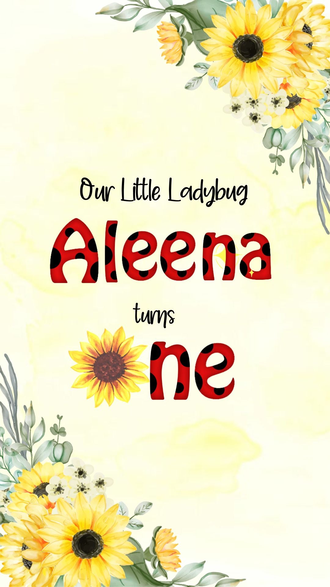 ladybug birthday invitations​