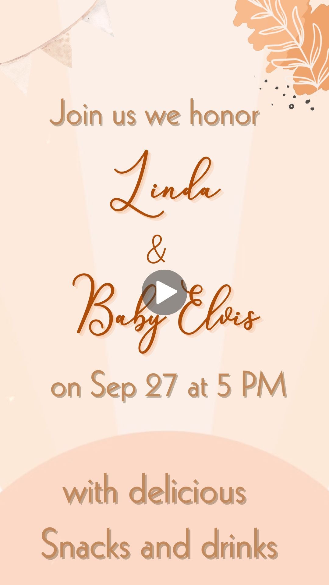 Bohemian Baby Shower Invitation - Baby Vibes All Over Baby Shower Invite