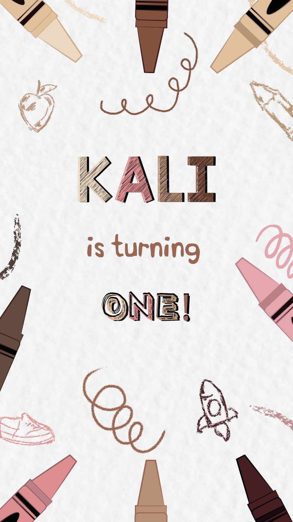 crayon birthday invitations​