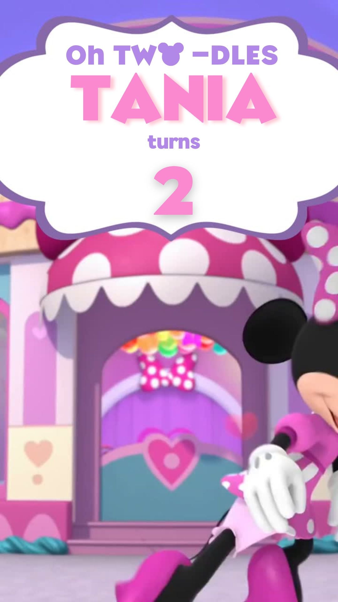 Minnie Mouse Two-dles - Sweet & Cute Minnie Mouse Birthday Party Invitation | Mickey mouse Invite | Canva Template | Instant Download