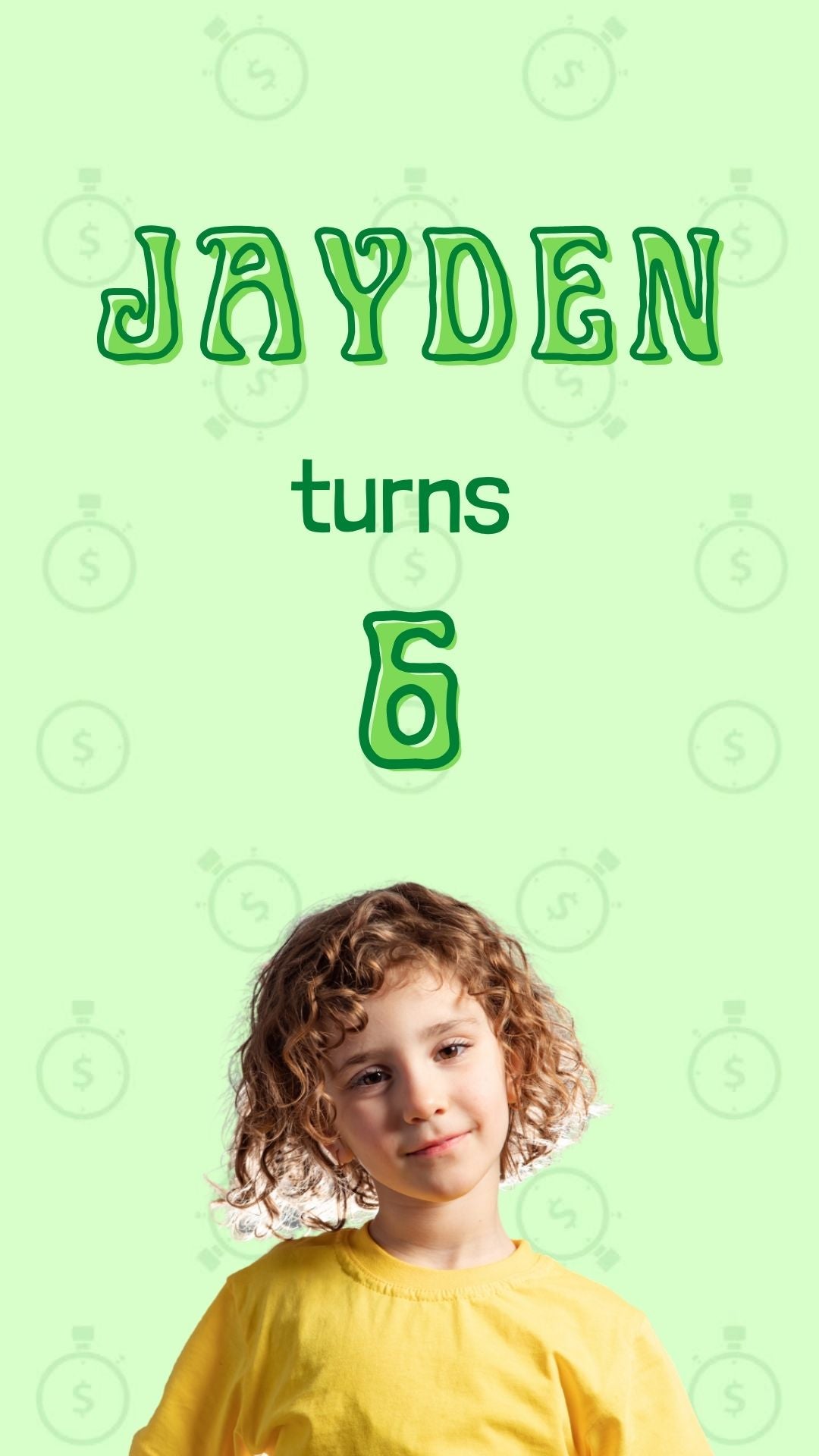 Money Theme Birthday Invitation – Dollar Bills Falling Party Invite | Canva Template | Instant Download