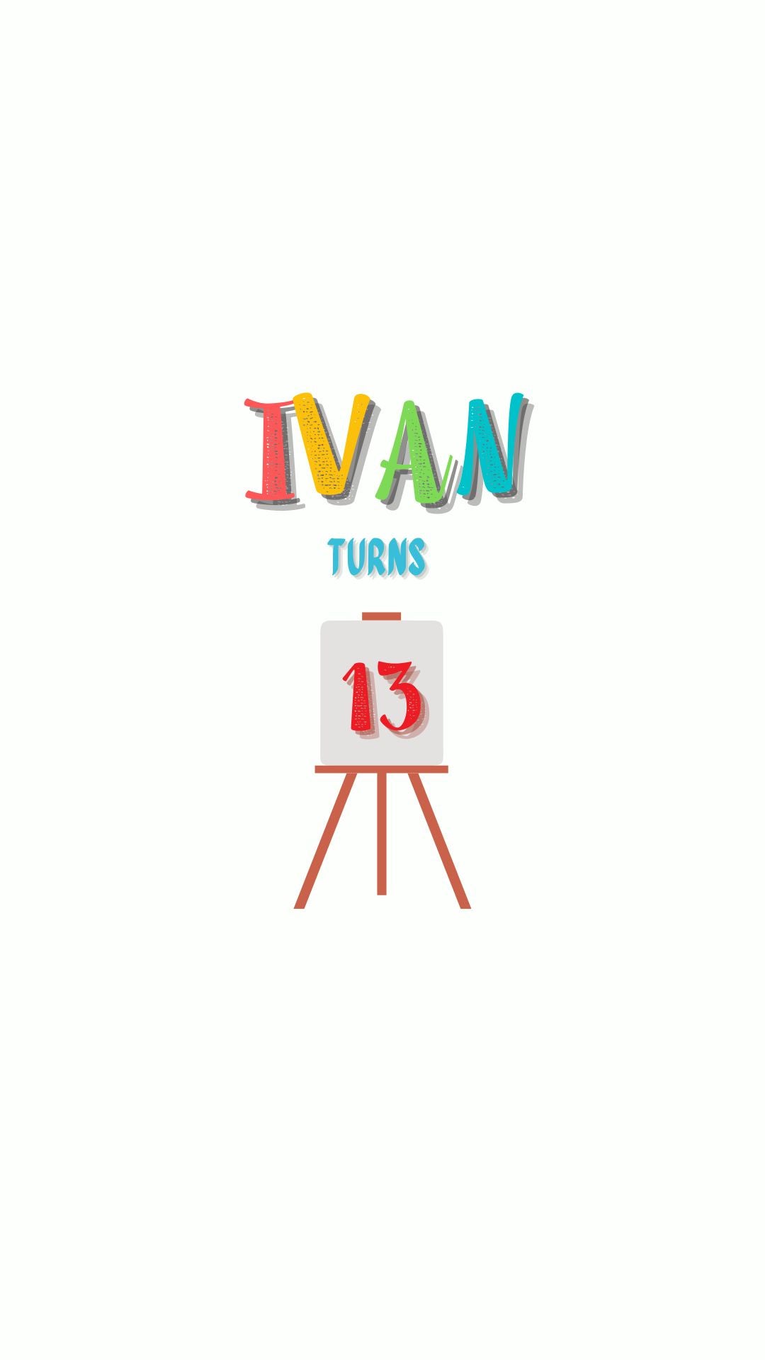 art birthday party invitations​