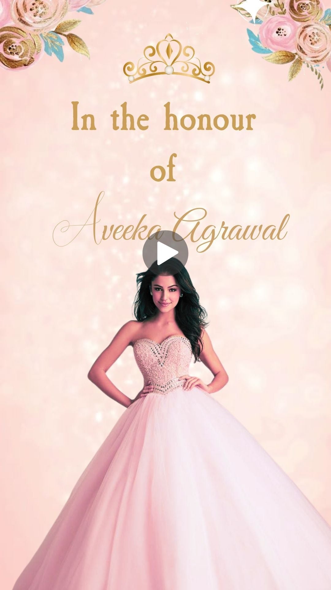 Quinceanera Invitation - Quinceanera Birthday Party Invite