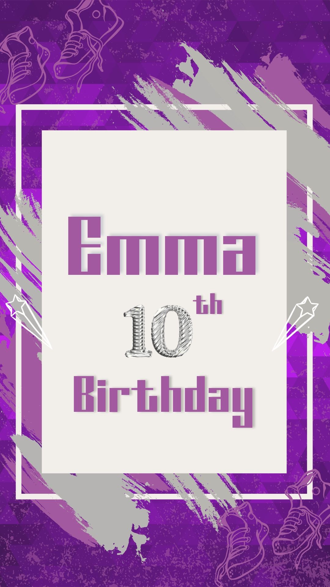 sneaker ball birthday party