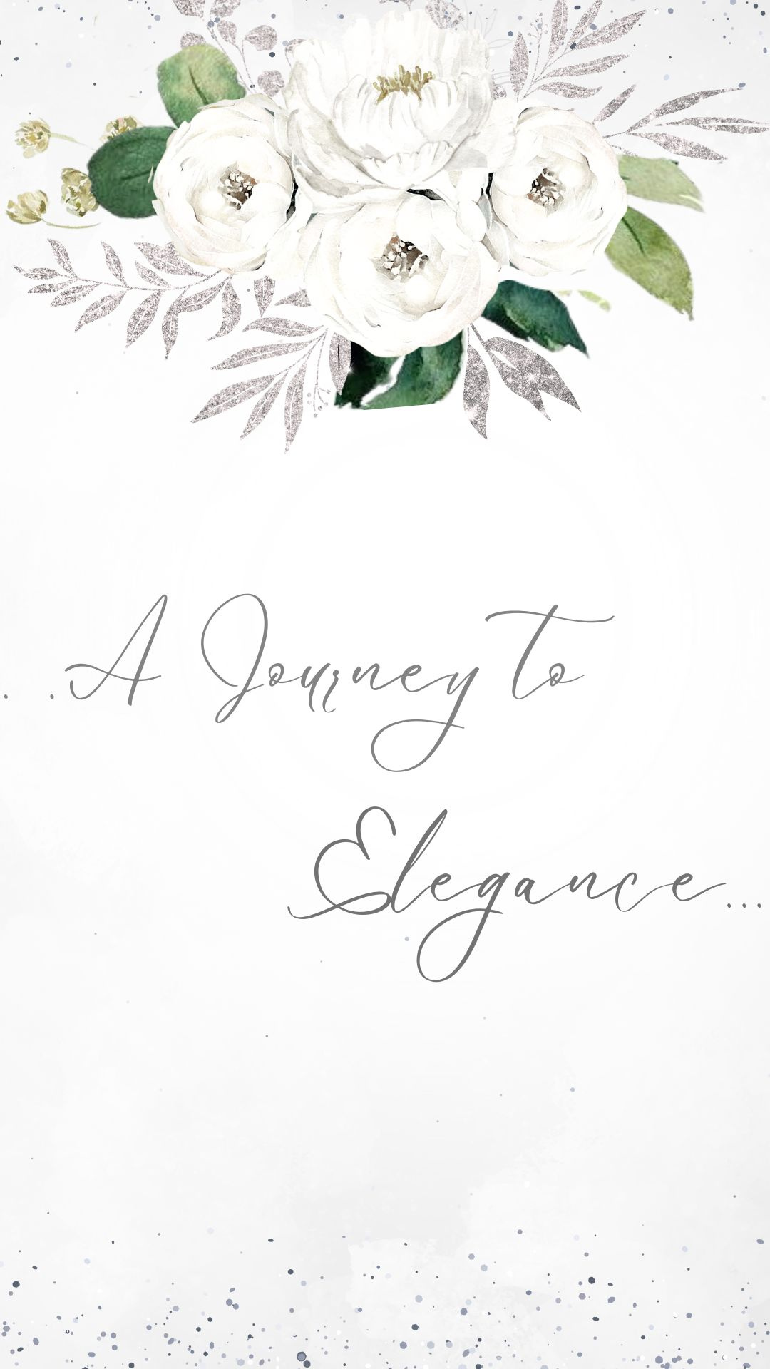 White Quinceañera Video Invitation -  White Quinceañera Theme Quince Años Digital Invite