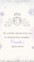 Lavender Snowflake Quinceañera Video Invitation - Lavender Snowflake Winter-themed Quinceañera Invite