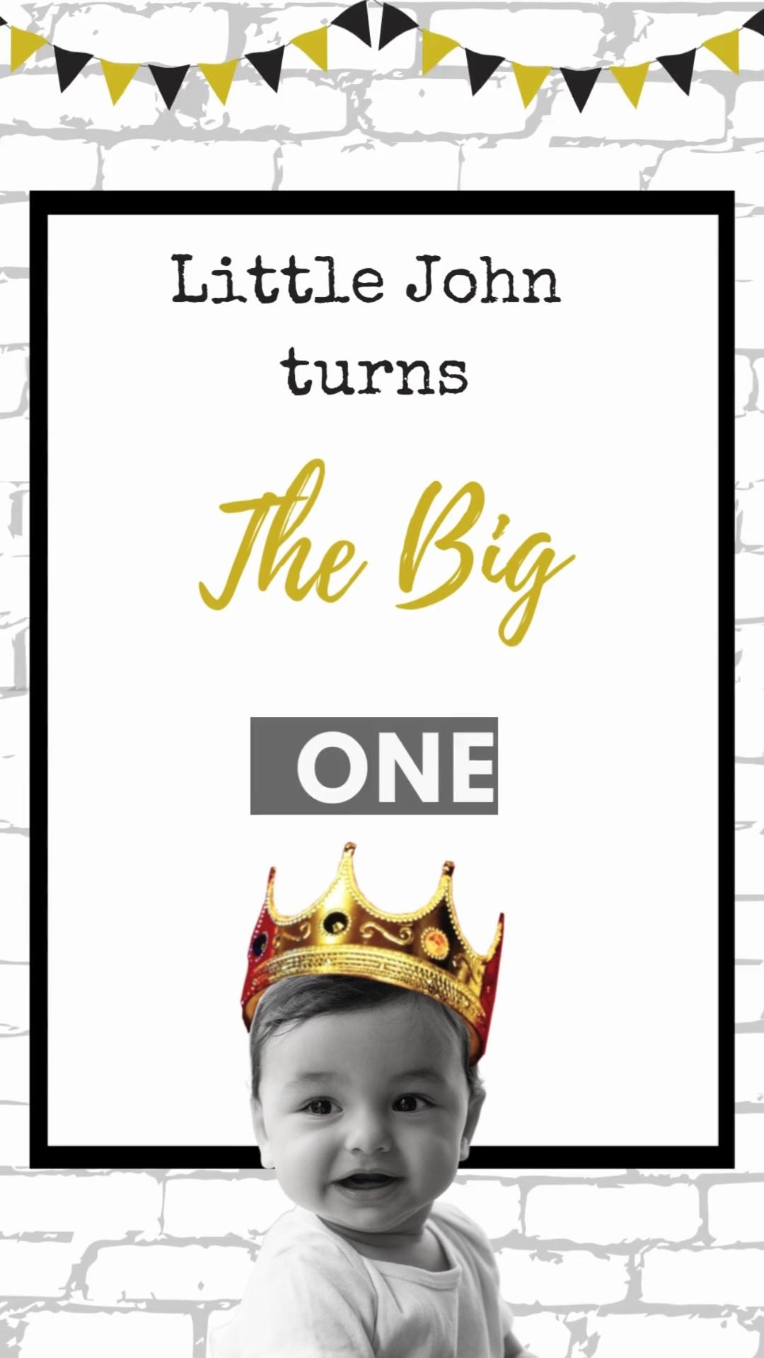 Biggie Smalls Birthday Animated Video Invitation | Canva Template | Instant Download
