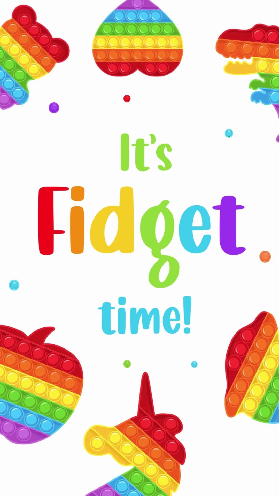 Fidget Push Pop it Birthday Invitation -  Pop on Over Birthday Party Invite | Canva Template | Instant Download