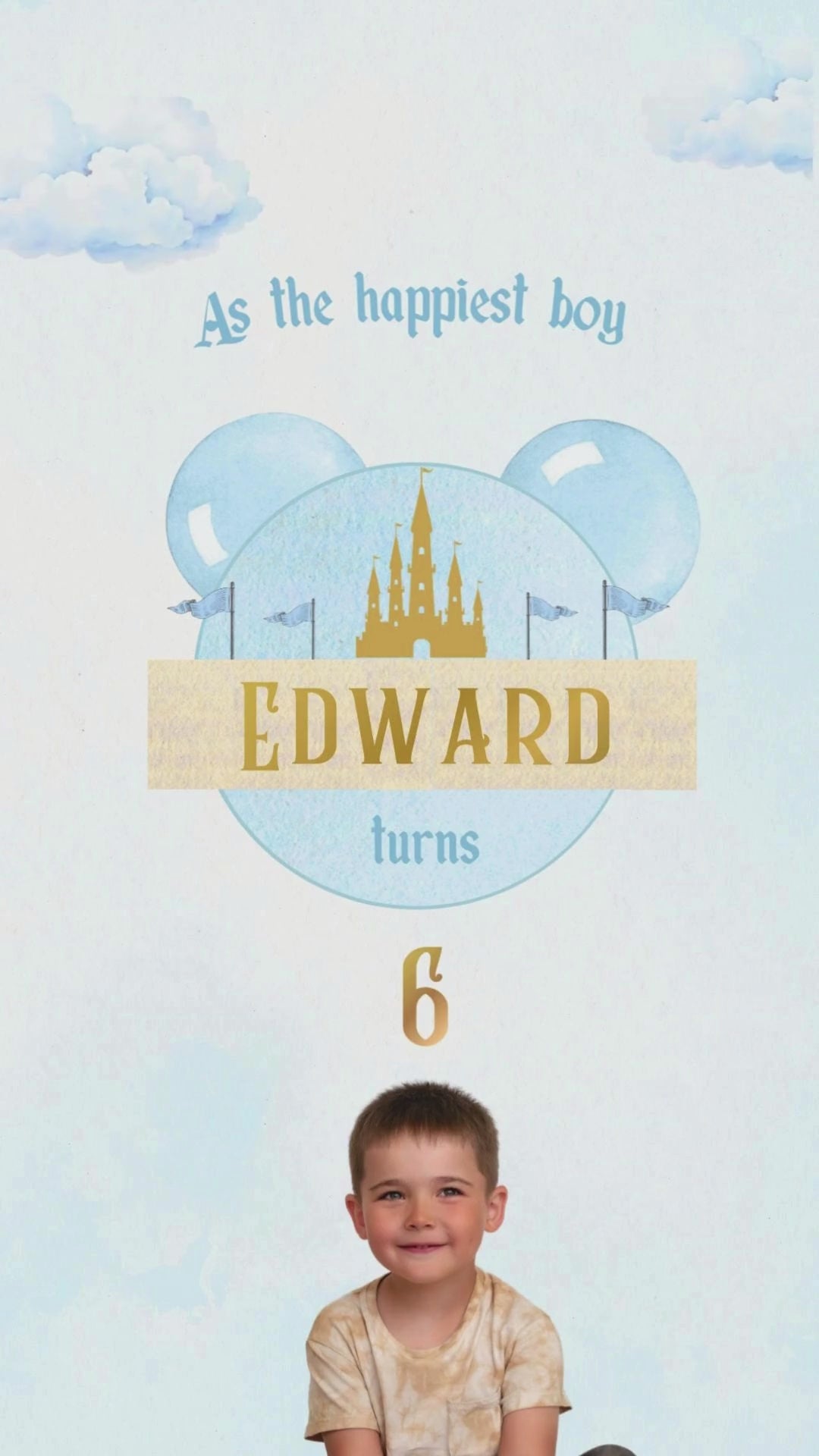 Magical Adventure Boy Birthday Party Video Invitation - Adventure Boy Magical Birthday Invite