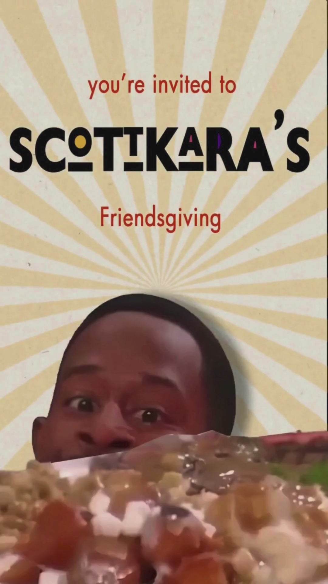 Friendsgiving Invitations - 'Martin' TV Show-Themed Digital Invite for a 90s-Inspired Celebration