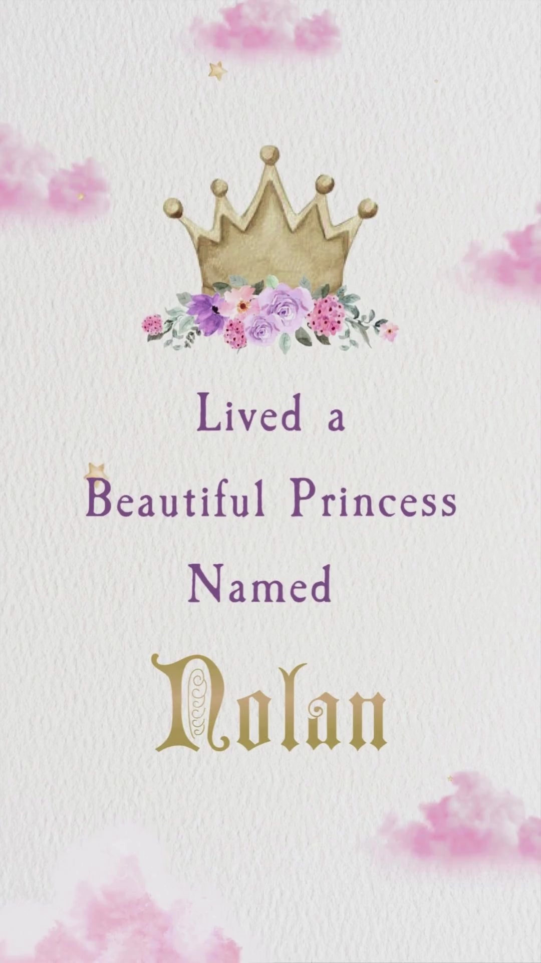 Once Upon A Time Birthday Animated Video Invitation | Canva Template | Instant Download