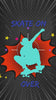 boys birthday party invitation template skate boards​