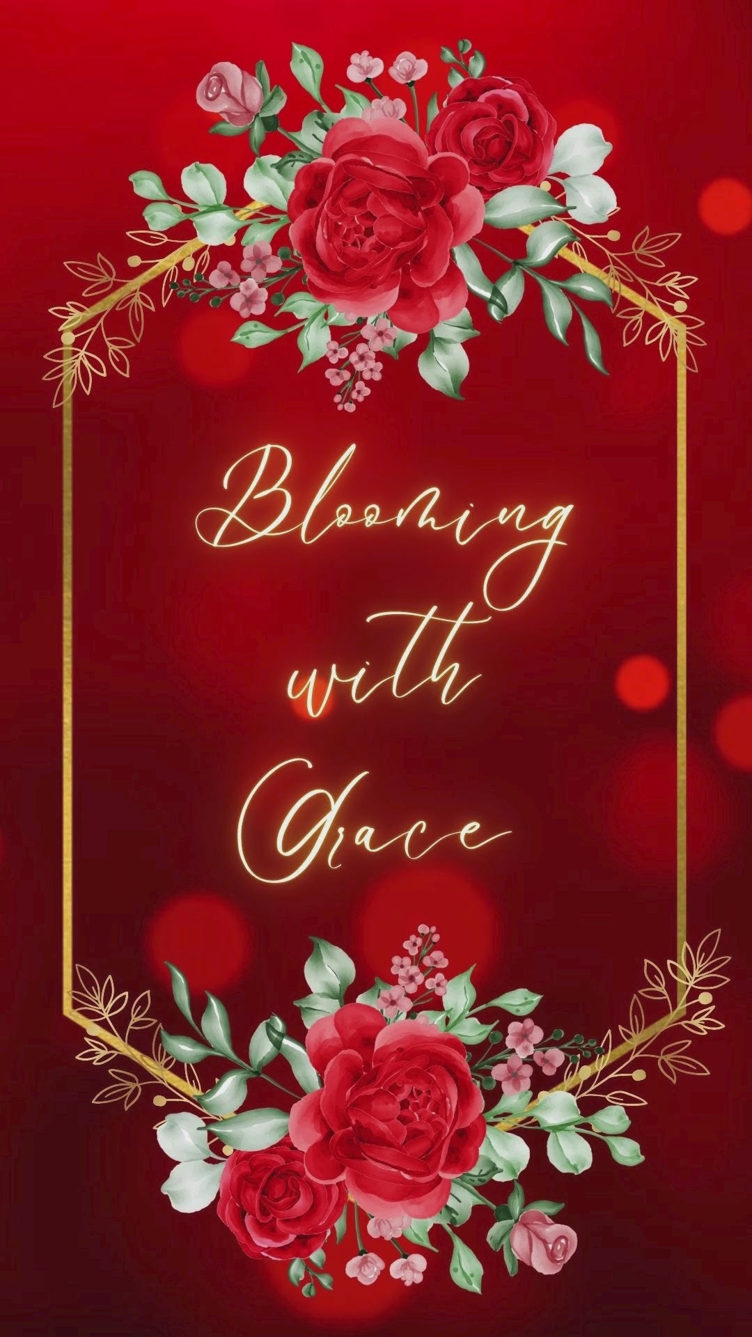 Red Quinceanera Video Invitation - Red Quinceanera Theme Birthday Party Invite