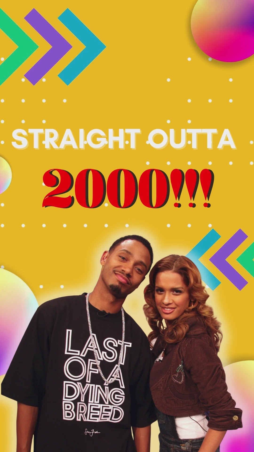 2000s Hip Hop Birthday Video Invitation – Y2K Throwback Party Invite | Canva Template | Instant Download
