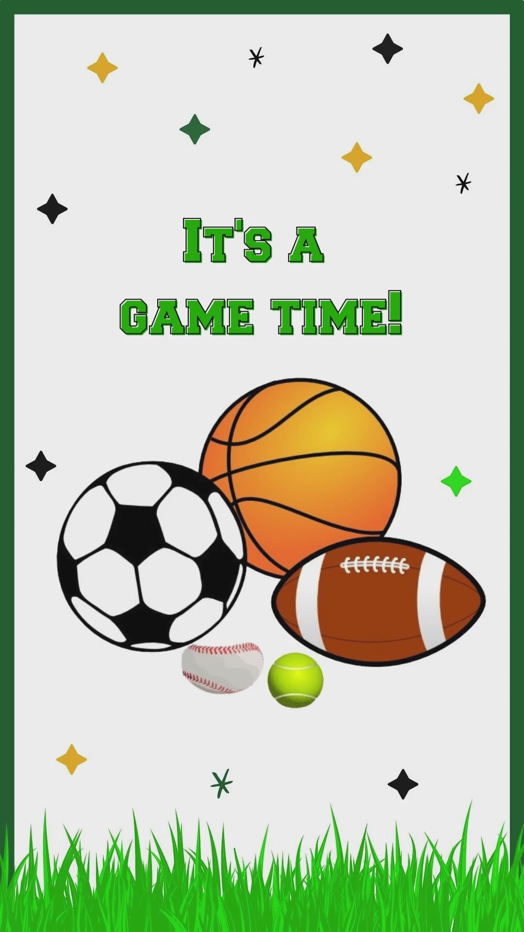 Invitación de cumpleaños de All Star Sports - Invitación a fiesta deportiva