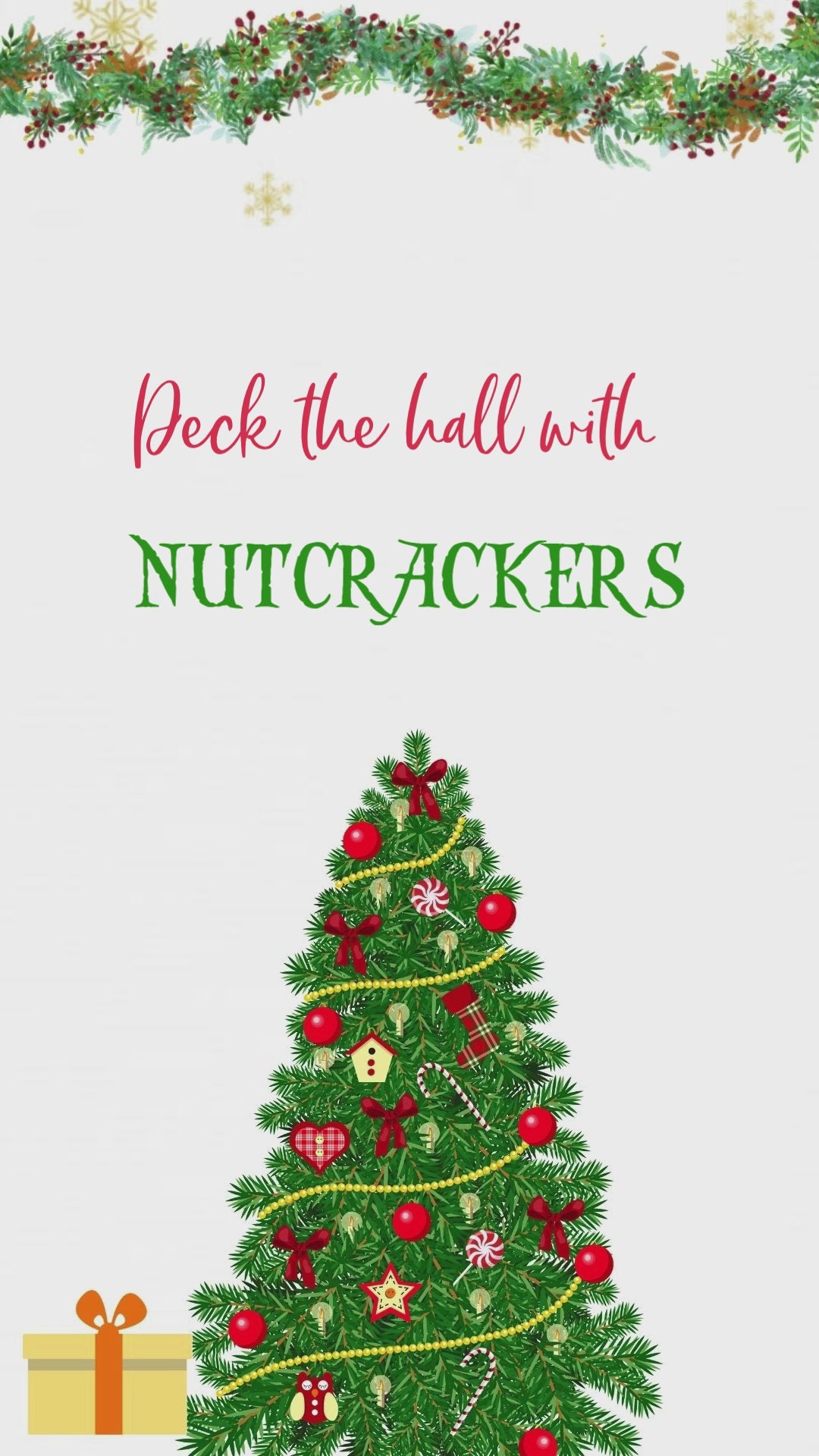 Nutcracker Birthday Video Invitation – Red Green Christmas Party Animated Invite | Canva Template | Instant Download - urnotinvitedKIds BirthdayurnotinvitedurnotinvitedINV-1267Video OnlyNutcracker Birthday Video Invitation – Red Green Christmas Party Animated Invite | Canva Template | Instant Download
