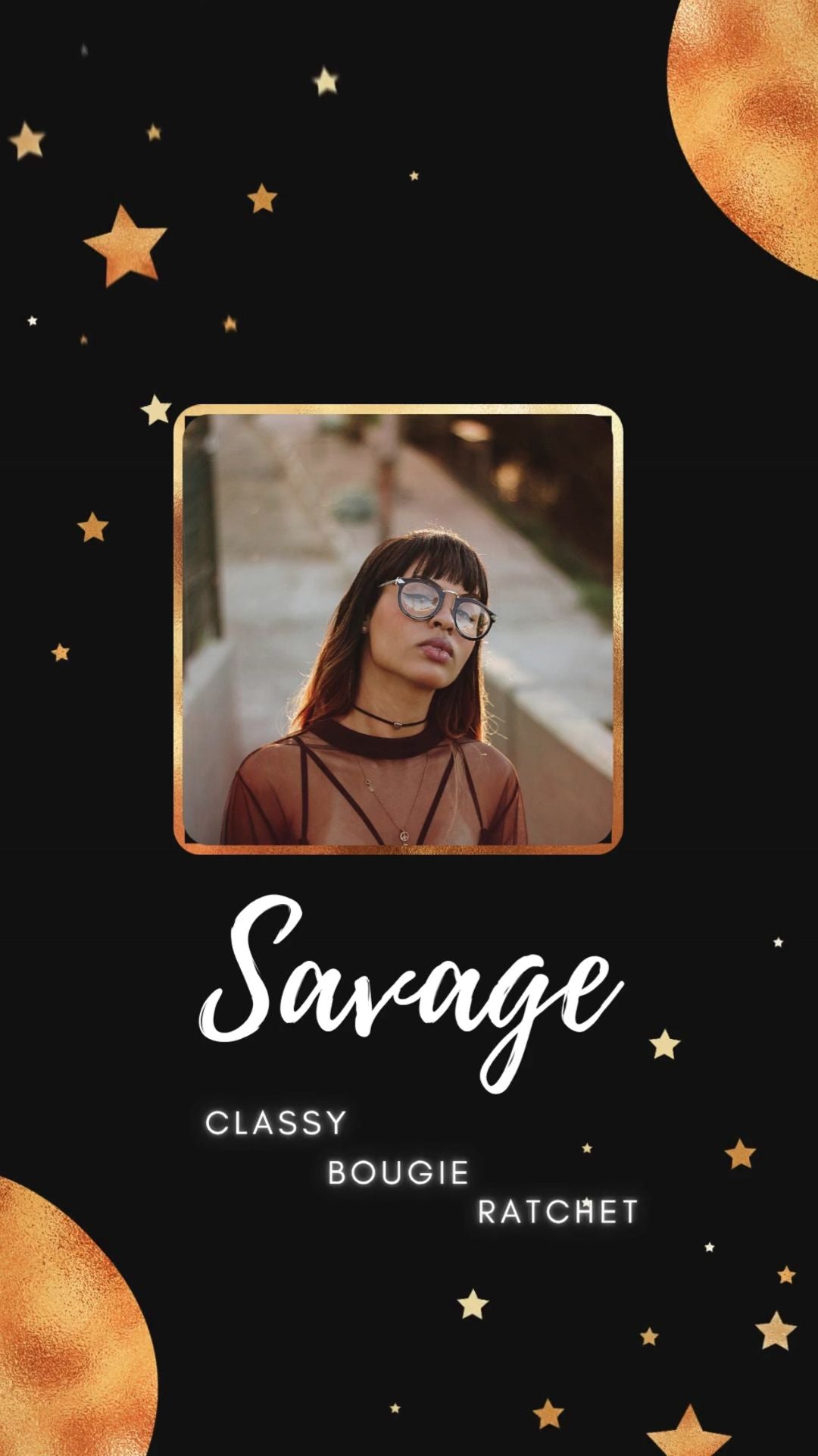 Savage Classy Bougie Ratchet Birthday Video Invitation – Adult Birthday Party Digital Invite | canva template | instant download