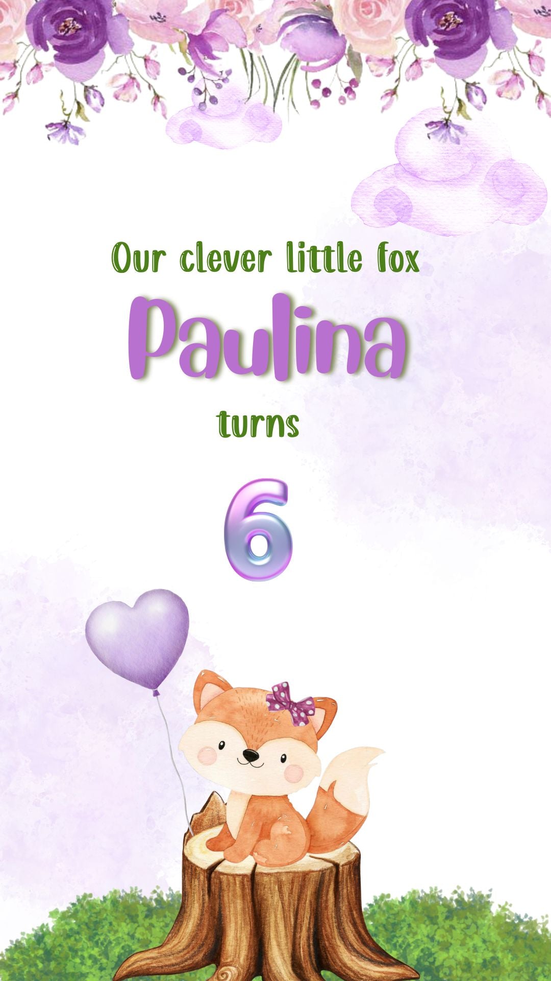 woodland animal birthday invitations​