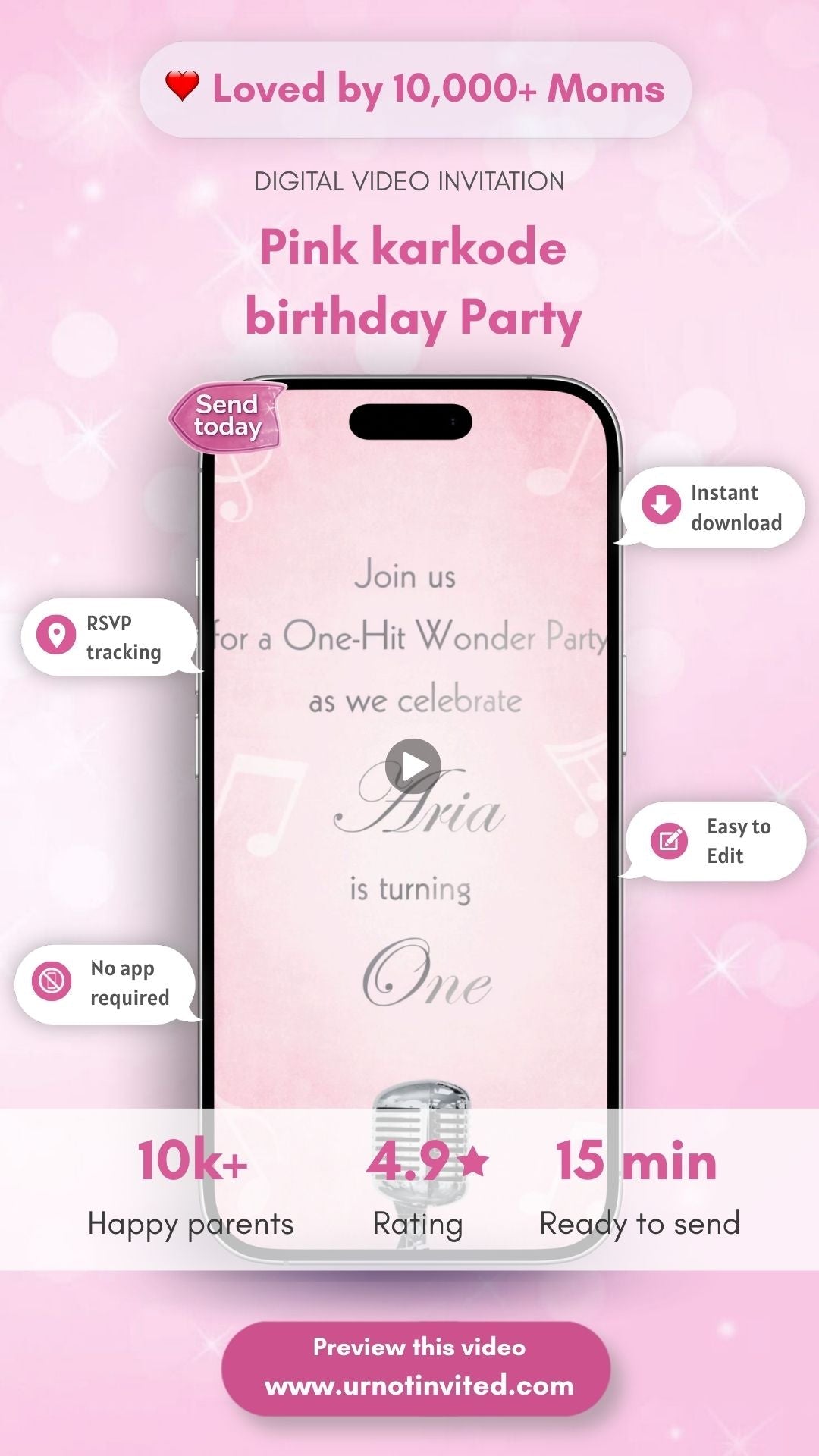 Shades of Pink Birthday Video Invitation | Pink Car Glam Party Invite | Pastel Birthday eInvite | Canva Template | Instant Download - urnotinvitedFirst BirthdayurnotinvitedurnotinvitedVideo OnlyShades of Pink Birthday Video Invitation | Pink Car Glam Party Invite | Pastel Birthday eInvite | Canva Template | Instant Download