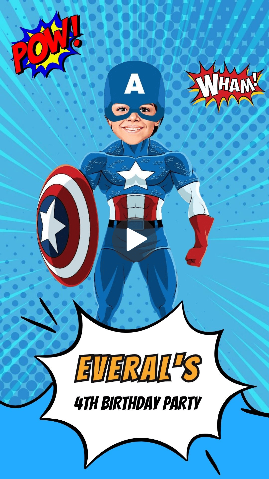 Super Hero-Themed Adventure Birthday Invitation - Superhero Squad Assemble Birthday Invite - urnotinvitedKIds BirthdayurnotinvitedurnotinvitedVideo Onlysuperhero birthday invitations​