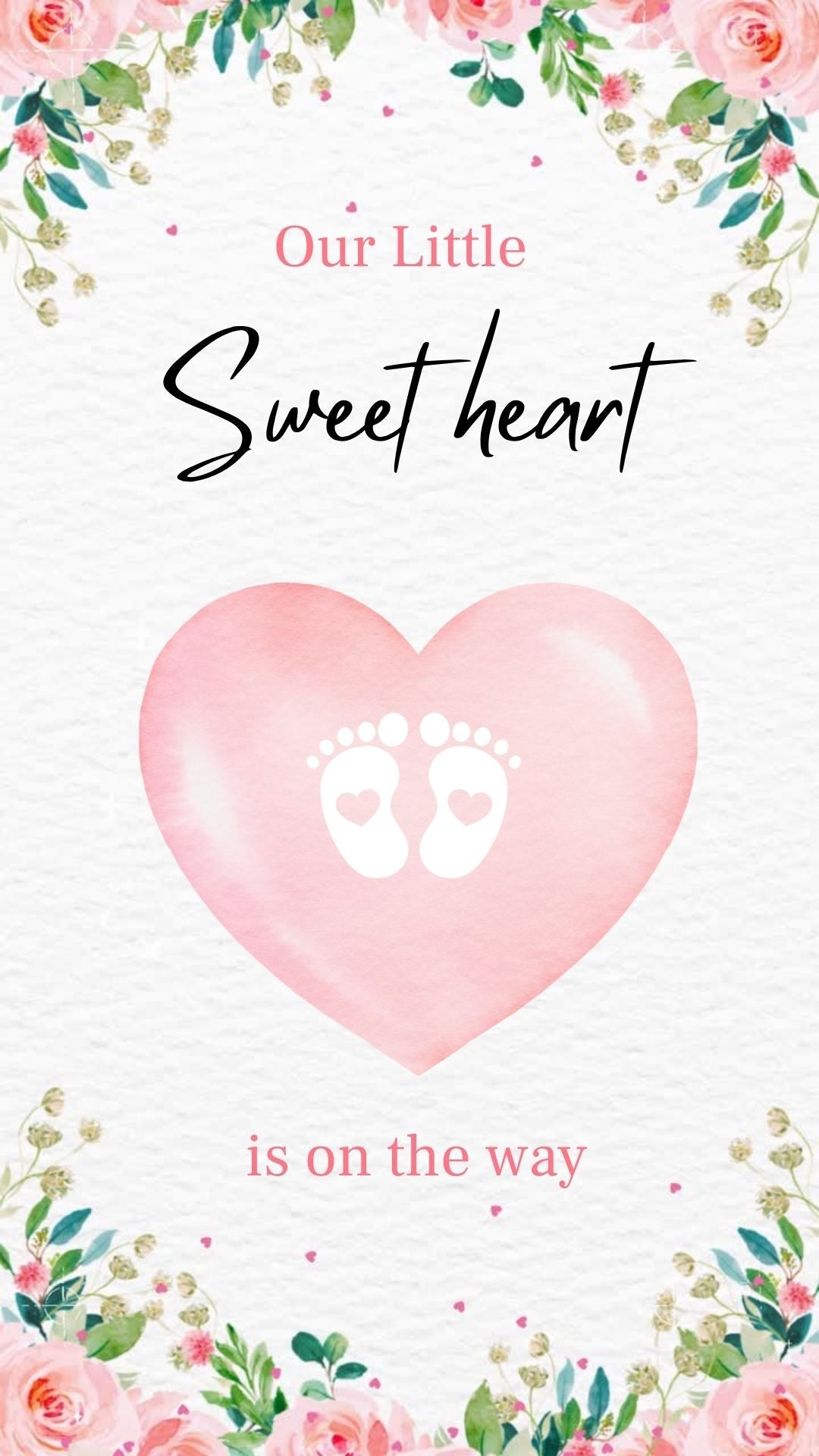 Sweet Heart Flowers Baby Shower Invitation – Elegant Floral Baby Shower Invite – Pink baby shower invitation | Canva Template | Instant Download - urnotinvitedBaby ShowerurnotinvitedurnotinvitedINV-1184Video OnlySweet Heart Flowers Baby Shower Invitation – Elegant Floral Baby Shower Invite – Pink baby shower invitation | Canva Template | Instant Download