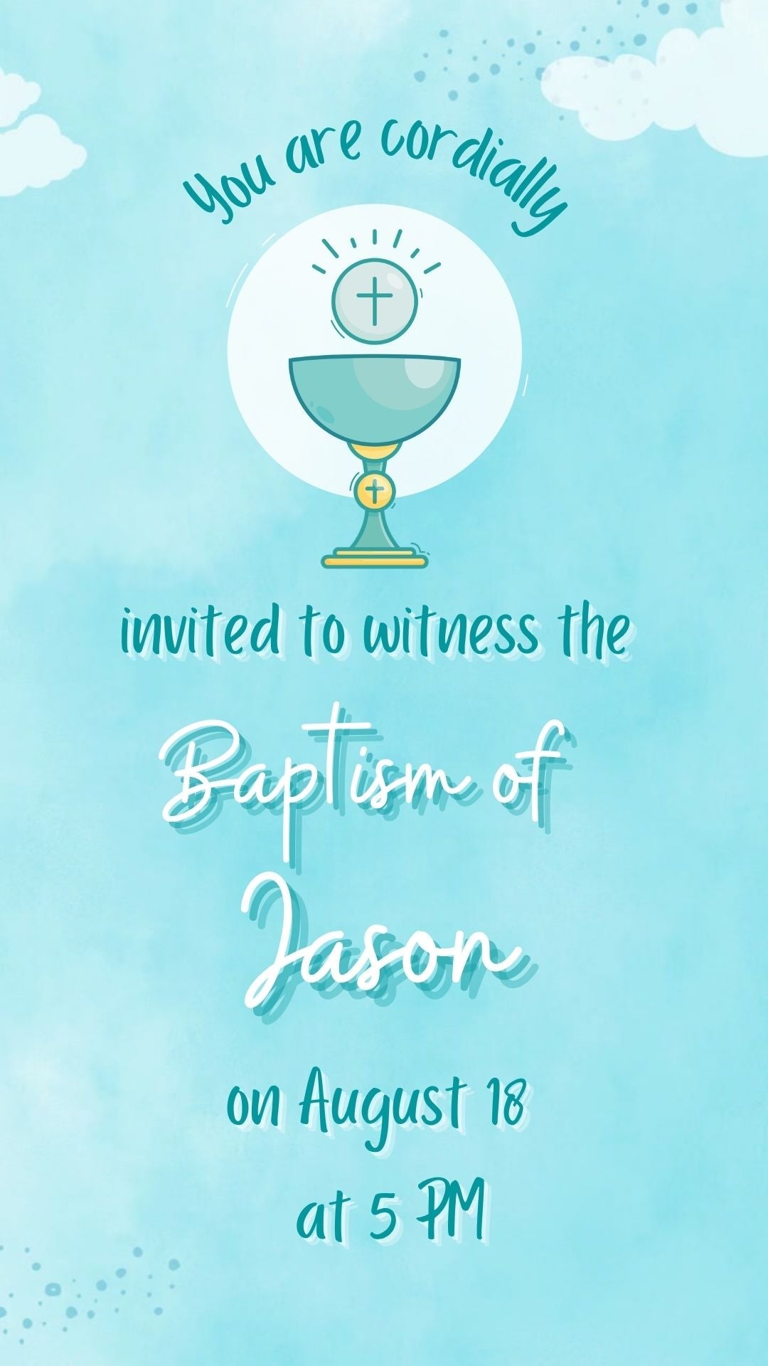 Teddy Bear Baptism Invitation – With Divinity &amp; Grace of Christ, Baby Christening Party Invite - urnotinvitedBaptismyourenvitedurnotinvitedINV-0292Video OnlyTeddy Bear Baptism Invitation – With Divinity &amp; Grace of Christ, Baby Christening Party Invite