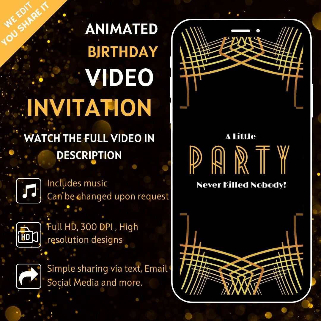 the great gatsby party invitation