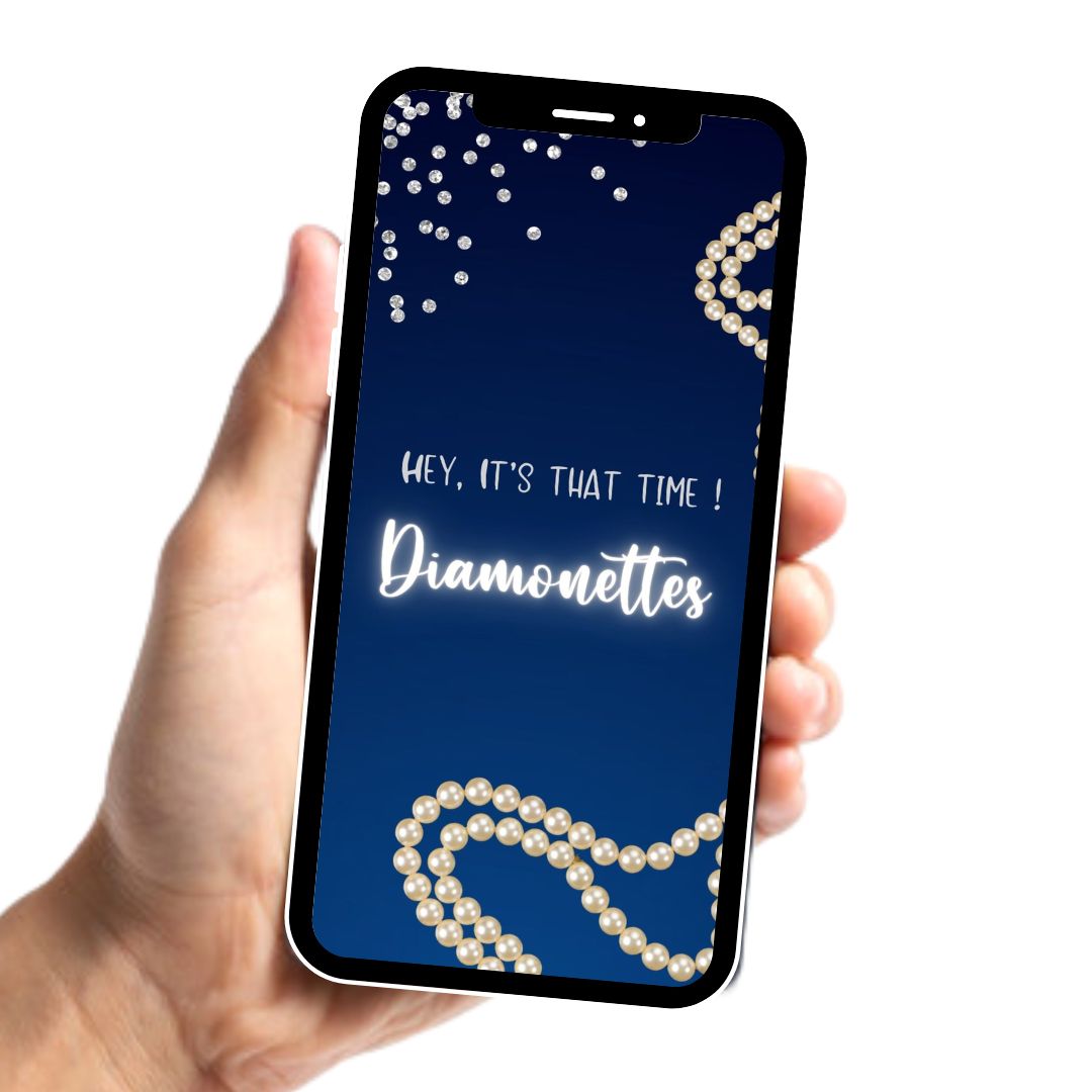 Sassy in Pearl Dinner Birthday Party Invitation - Night Being Sassy in Pearl Birthday Invite